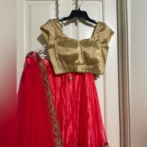 Lehenga / Chaniya Choli Ready To Wear New 3 Pieces Dress Medium